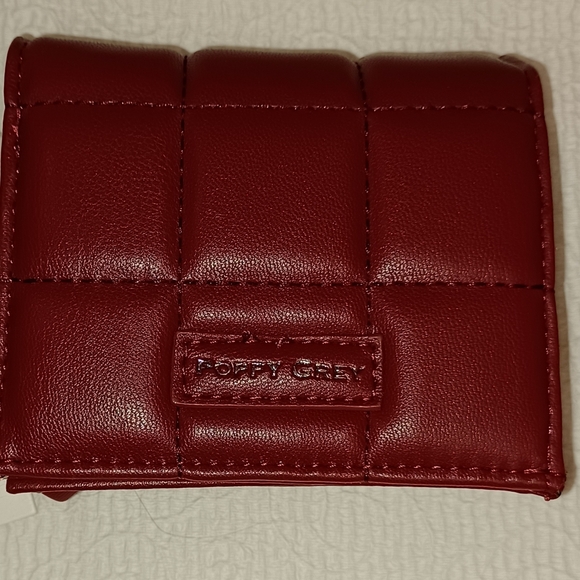 POPPY GREY QUILTED PRESTON MEDIUM BIFOLD WALLET W/ - Picture 12 of 16